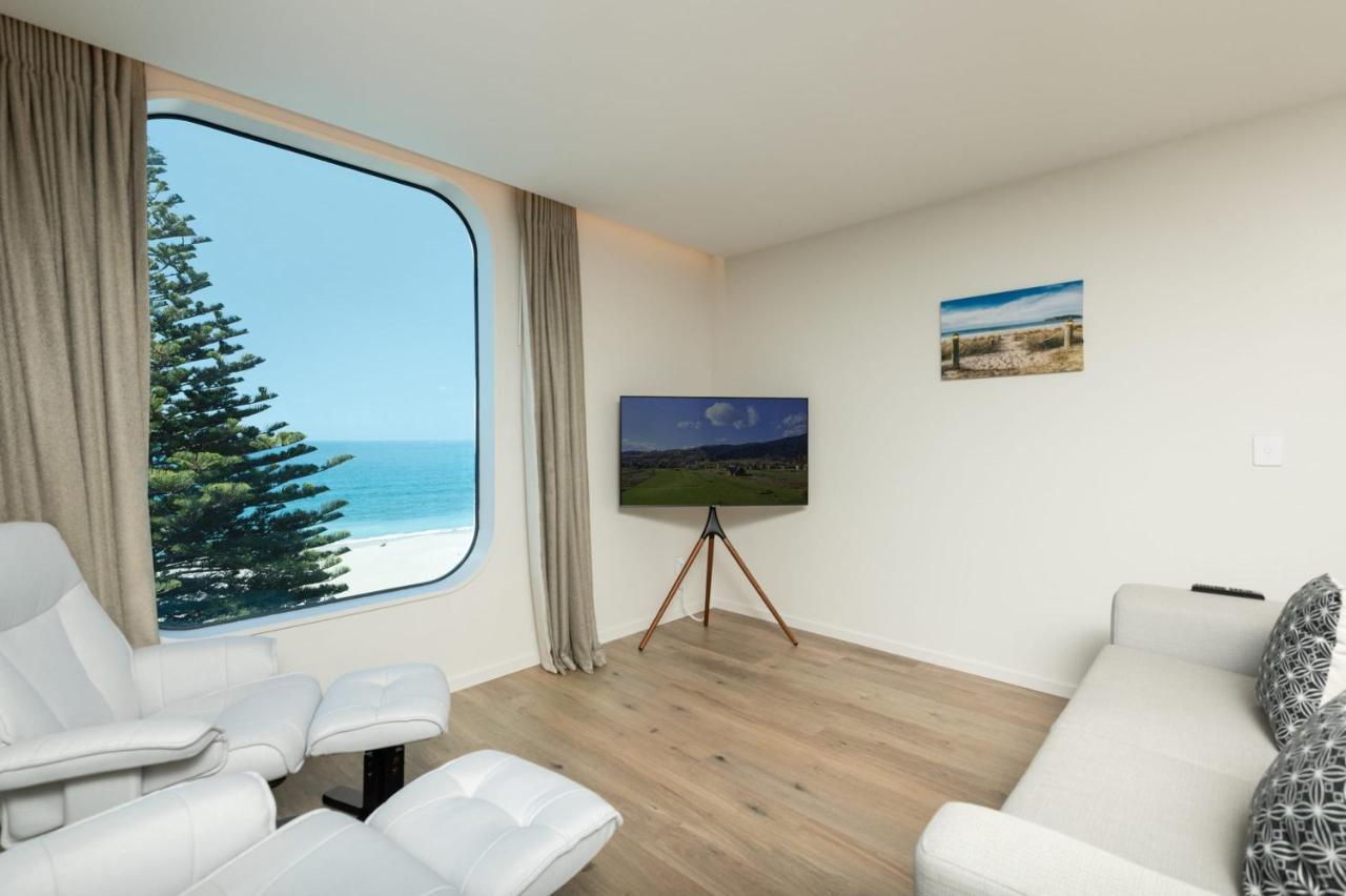 מאונט מאונגאנוי Oceanside Haven Resort With Luxury Sea Views מראה חיצוני תמונה